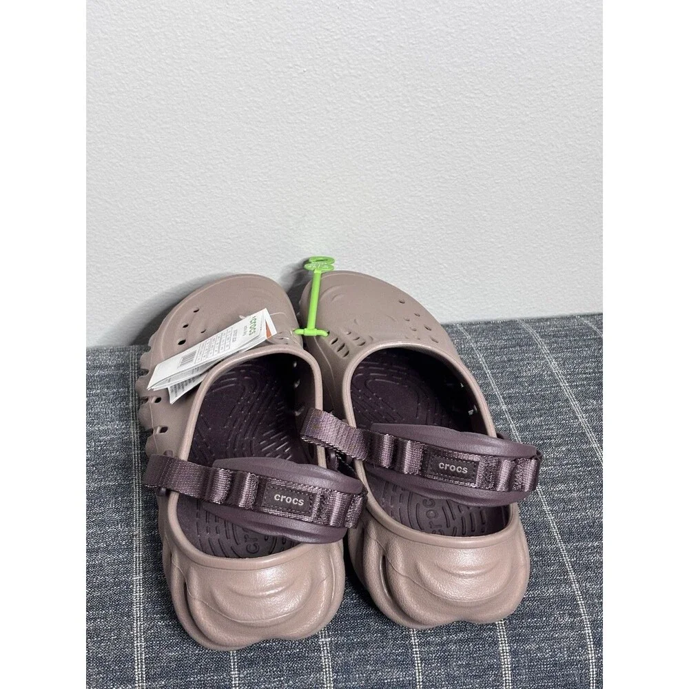 CROCS Echo Clogs Latte Brown Beige Men 13 NEW